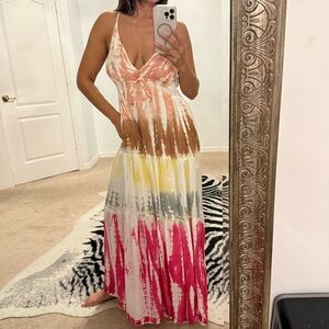 Tie-Dye Maxi Dress